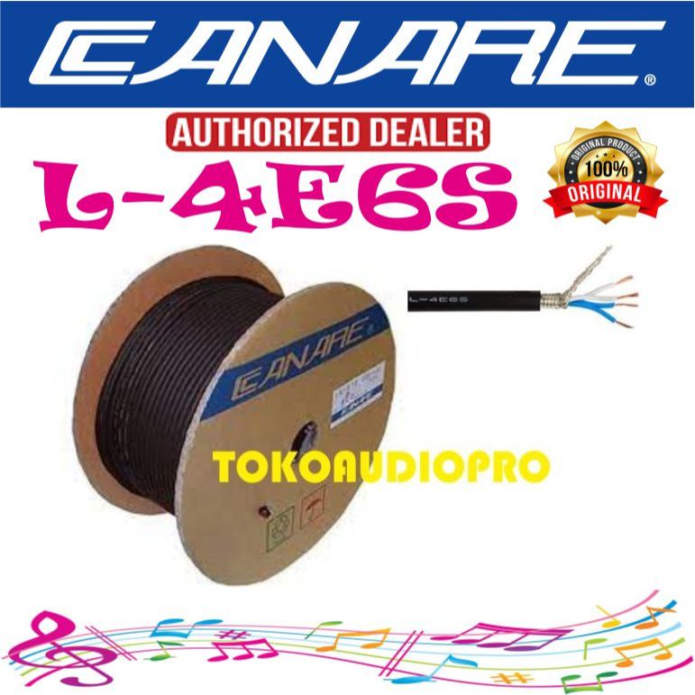 Jual Kabel Canare L-4E6S Star Quad Microphone Cable original canare ...