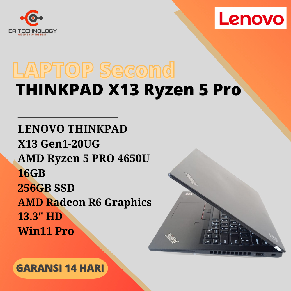 Lenovo ThinkPad X13 Gen1 メモリ16GB SSD256GB Ryzen4650Pro