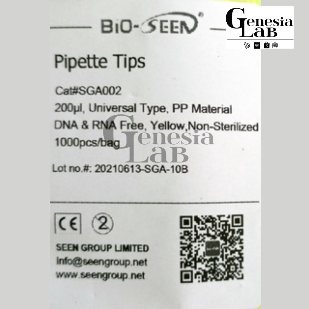 Jual Yellow Tips 200 ul Universal Pipette Tip 1000 Pcs BioSeen SGA002 ...