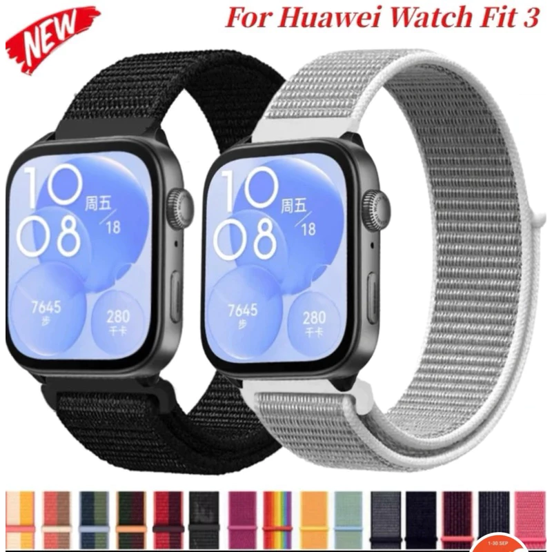 STRAP HUAWEI FIT 3 BAHAN NILON LOOP
