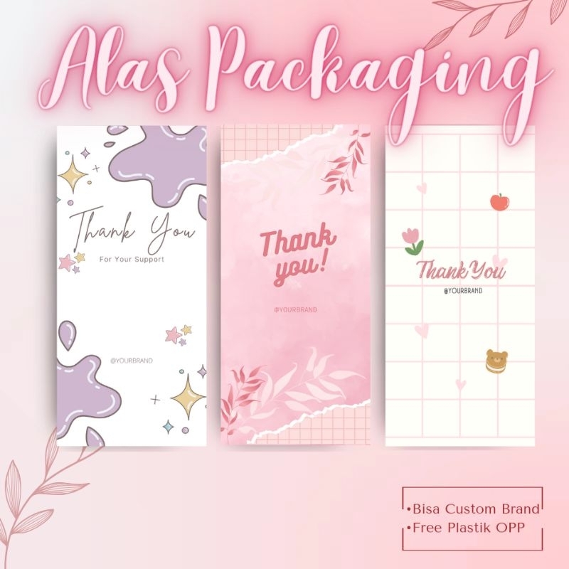 Jual Kertas Packing Custom Brand Phone Strap 7x15 Isi 24 Pcs Free ...