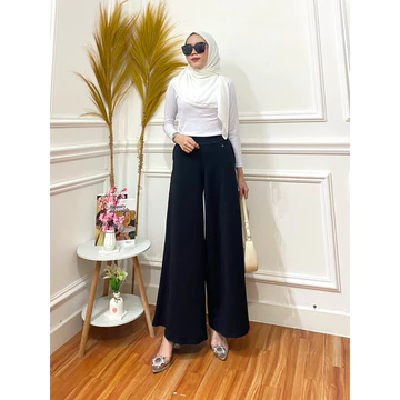 Kulot Scuba Wanita XL Bahan Premium Melar