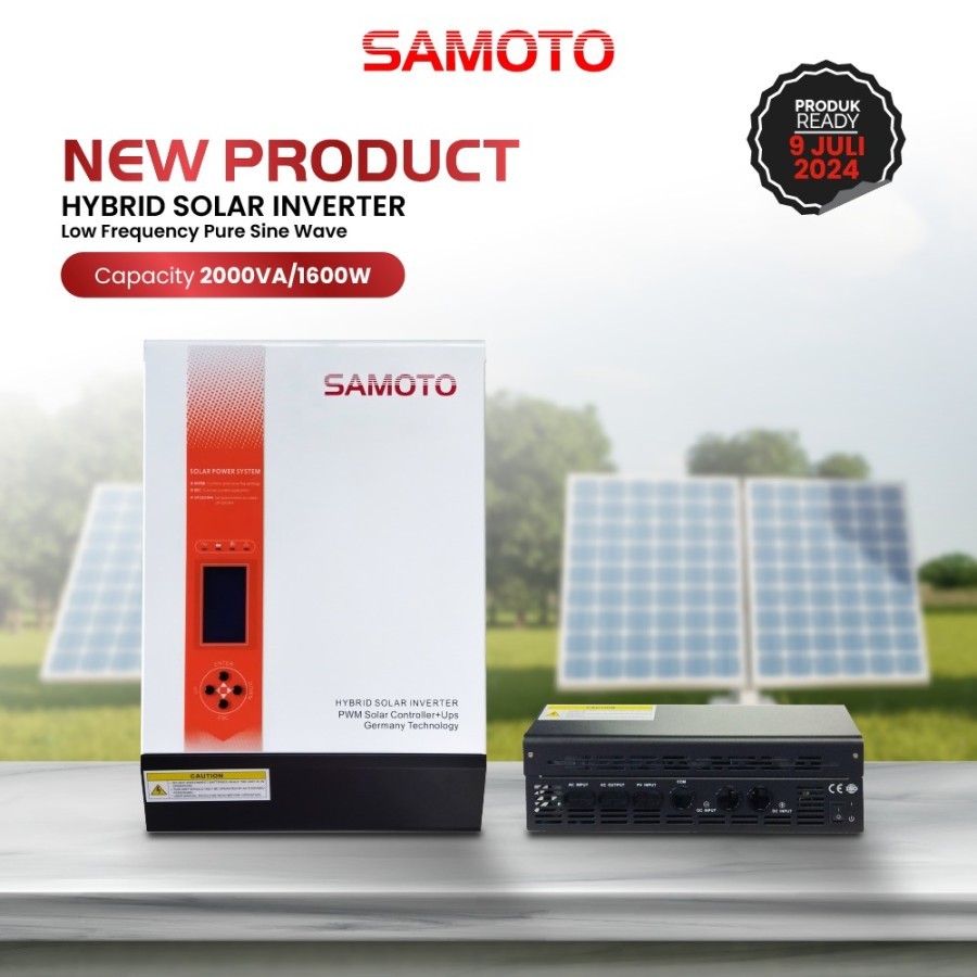 Jual SAMOTO Inverter LOW Frecuency 24V 2000VA/1600W SAMOTO Hybird ...