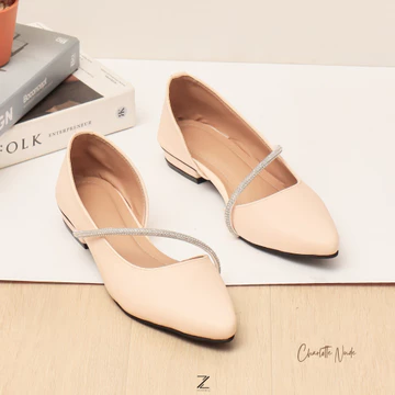 ZEMORA Charlotte Flatshoes Slip On Wanita Hak 2 Cm