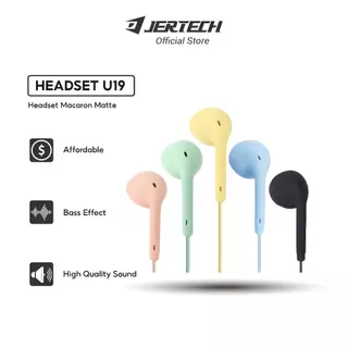 JERTECH Headset Macaron Matte U19 Packing Plastik