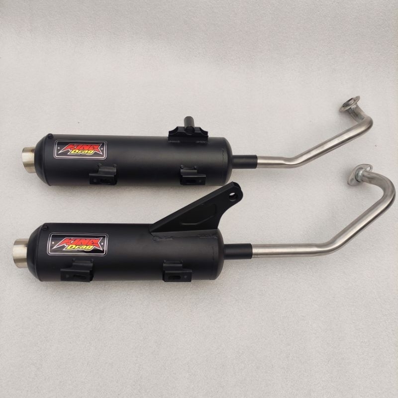 Jual King drag muffler pipe for mio sporty mio soul i 125 gt mio i 125 ...