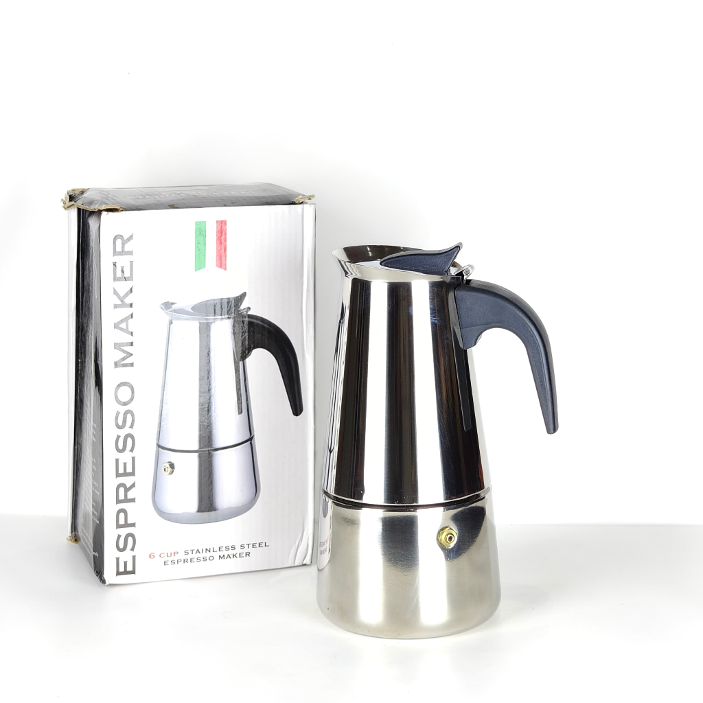Jual Coffee Maker Moka Pot Stainless Steel Manual Espresso Shopee