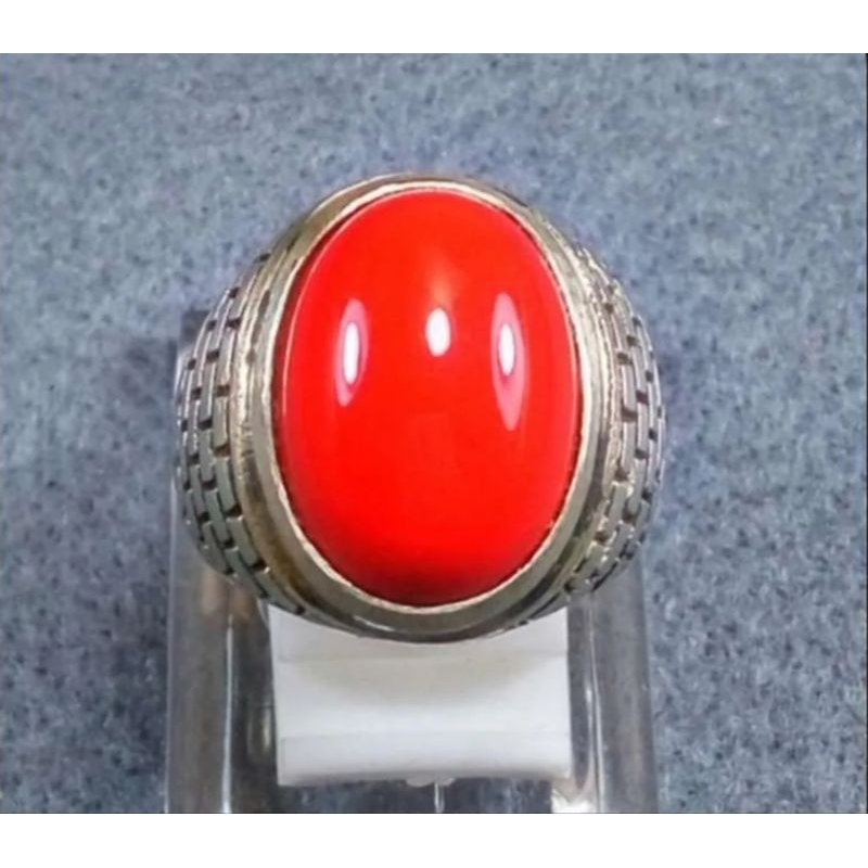 Jual batu akik red marjan/red coral | Shopee Indonesia