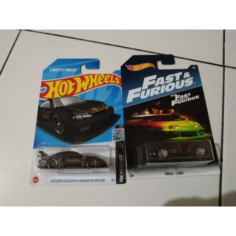 Jual Paket Hot Wheels (Honda S2000 + LBWK s14 black) | Shopee Indonesia