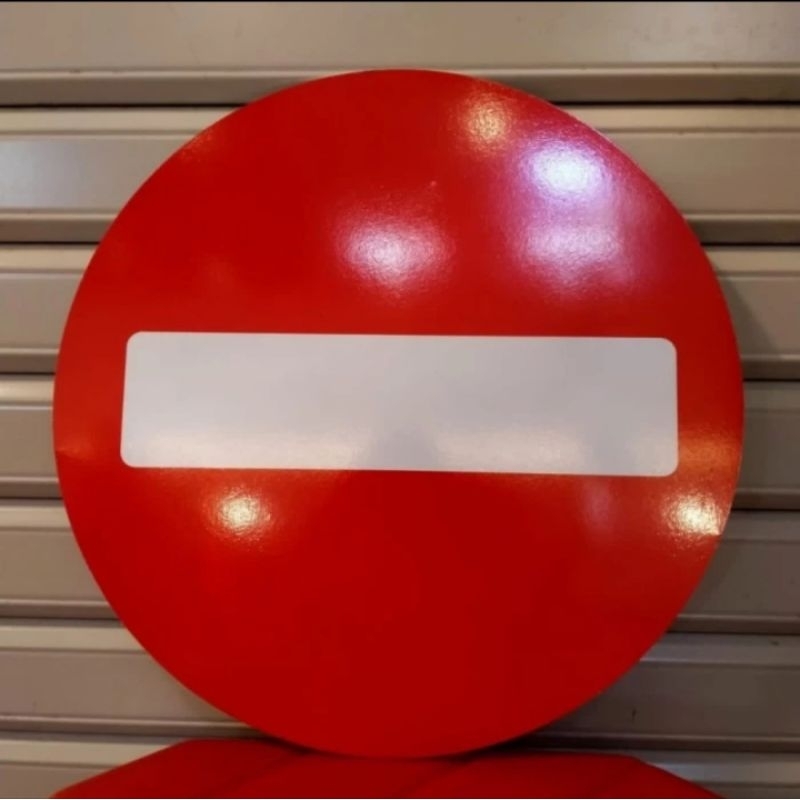 Jual SIGN PLAT RAMBU PERBODEN BULAT 30CM X 30CM BEST QUALITY | Shopee ...