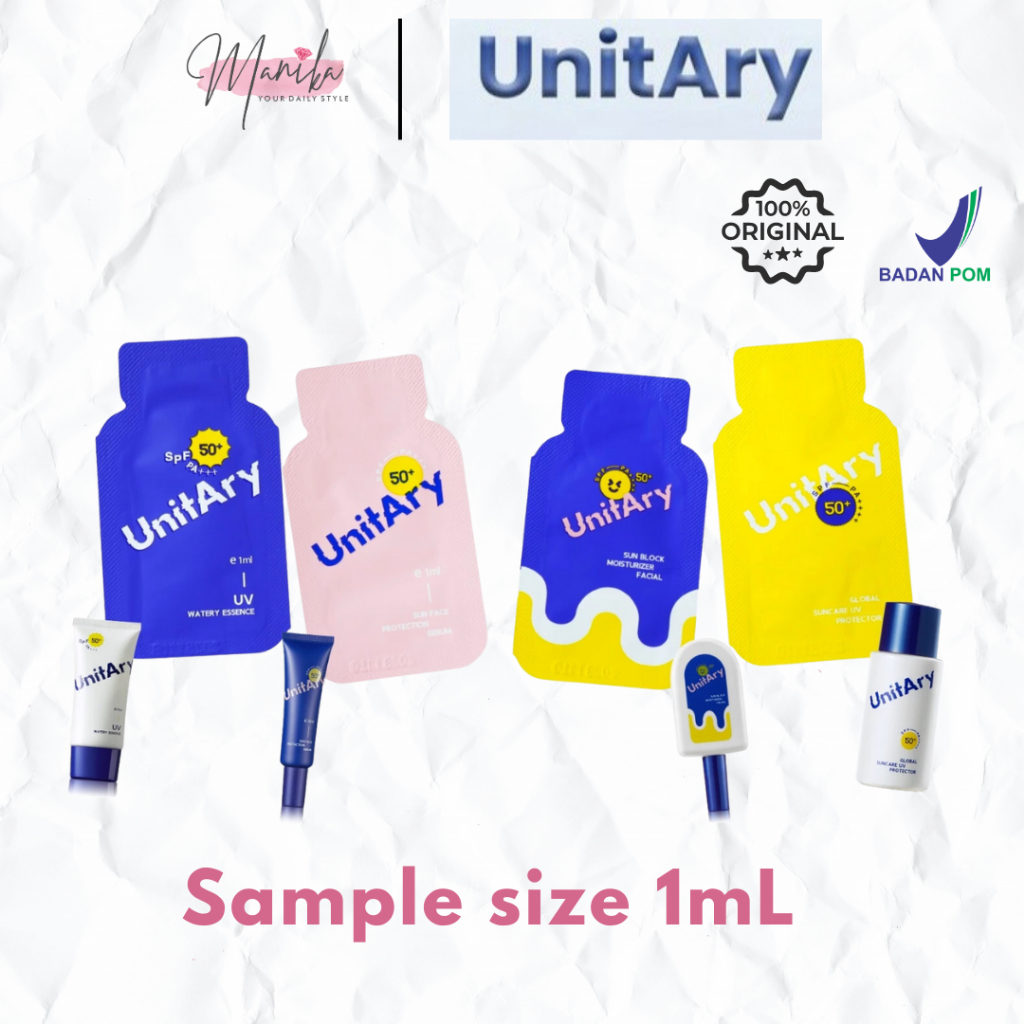 Jual [SAMPLE 1ml] UNITARY All Skins Sunscreen Sachet SPF 50+/PA ...