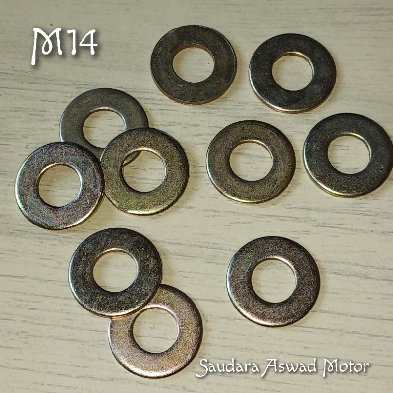 Jual Ring M14 / Ring Plat M14 / Ring Kuning M14 tebal 2,5mm | Shopee ...