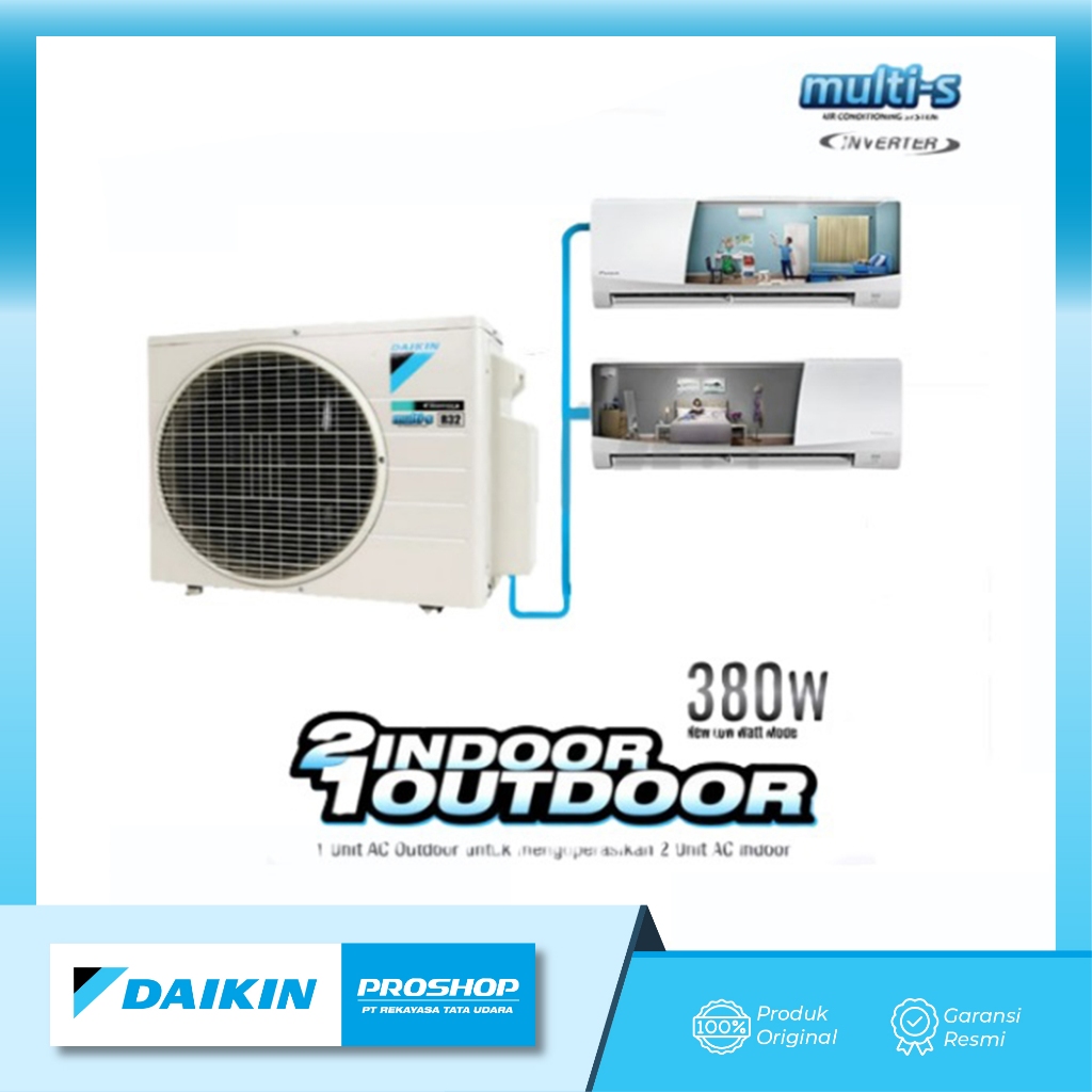 Jual AC Daikin Multi-S 2 Koneksi 2MKC30RVM4 | Shopee Indonesia