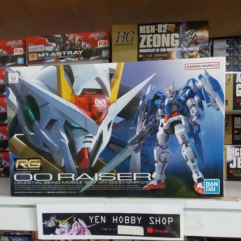 Jual GUNDAM 18 RG OO RAISER 61603|96427 [ORIGINAL BANDAI] | Shopee ...