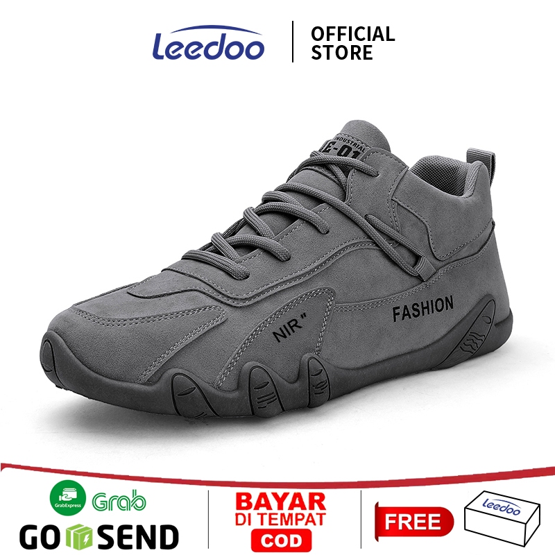 Jual Leedoo Sepatu Sneakers Pria Kasual Sepatu Lari Olahraga Fashion Outdoor Running Shoes