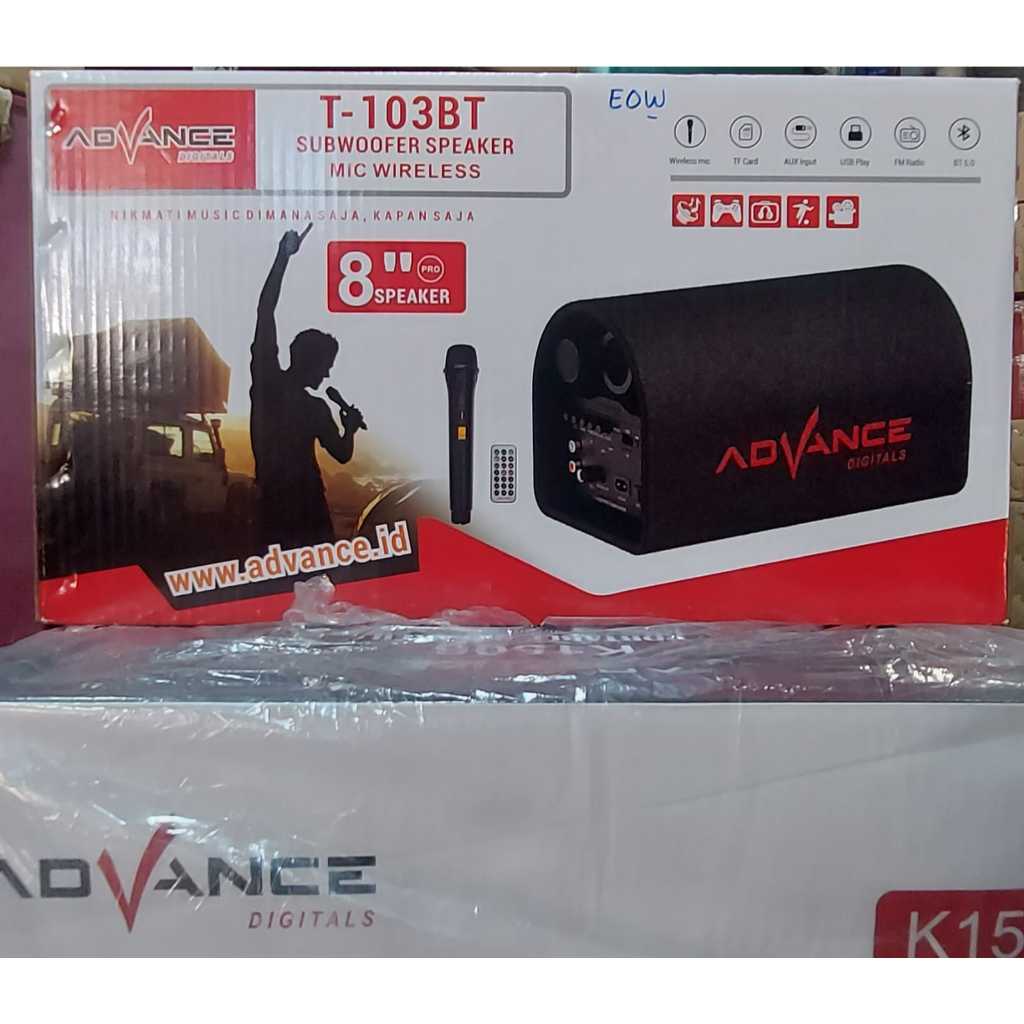 Jual Speaker Guling Subwoofer T 103 BT / T103BT ukuran 8 Inch Speaker ...