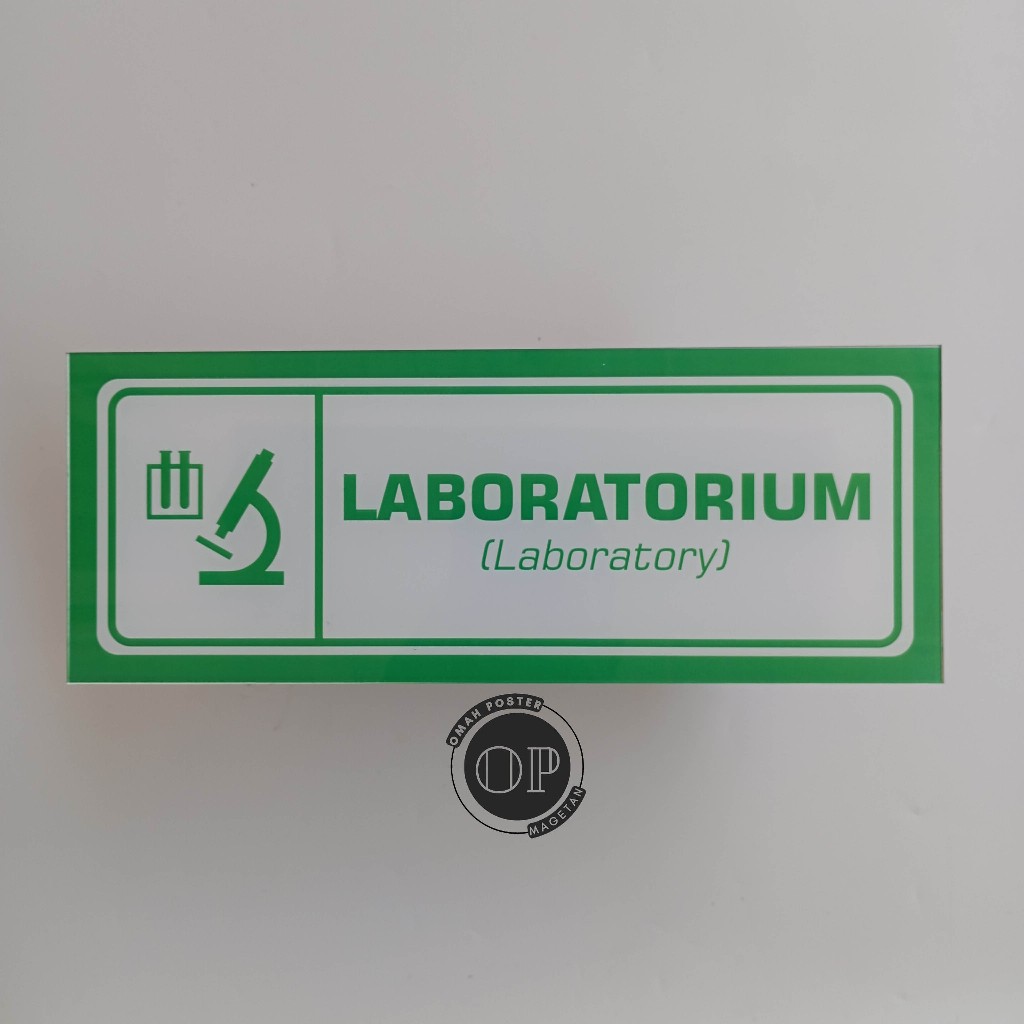 Jual Stiker Laboratorium - Laboratory - Ruang Lab - Stiker Vinyl ...
