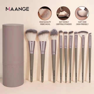 MAANGE 9pcs Kuas Make Up Brush Foundation Makeup Beauty Tools For Makeup Beginner 51129