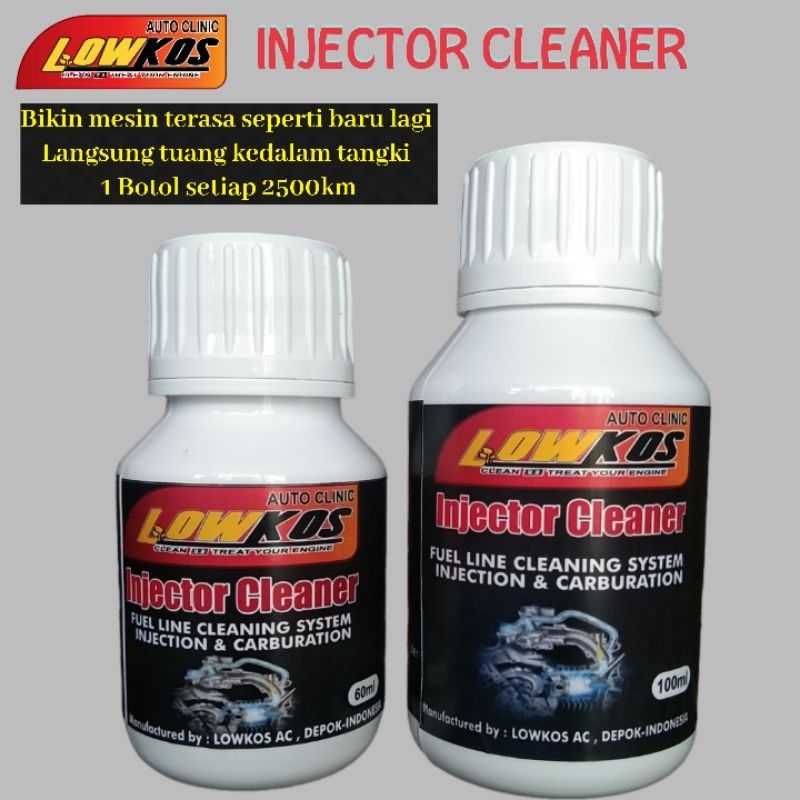 Jual LOWKOS Injector Cleaner Motor - Cairan Pembersih Injektor Motor ...