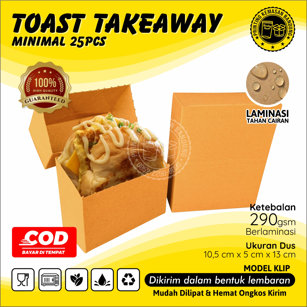 Jual Toast Box Bread Take Away Kemasan Roti Panggang Sandwich Kentang ...