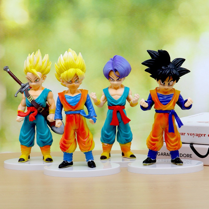 Jual Action Figure Dragon Ball Dragonbal Set 4 Trunks Goten Super ...