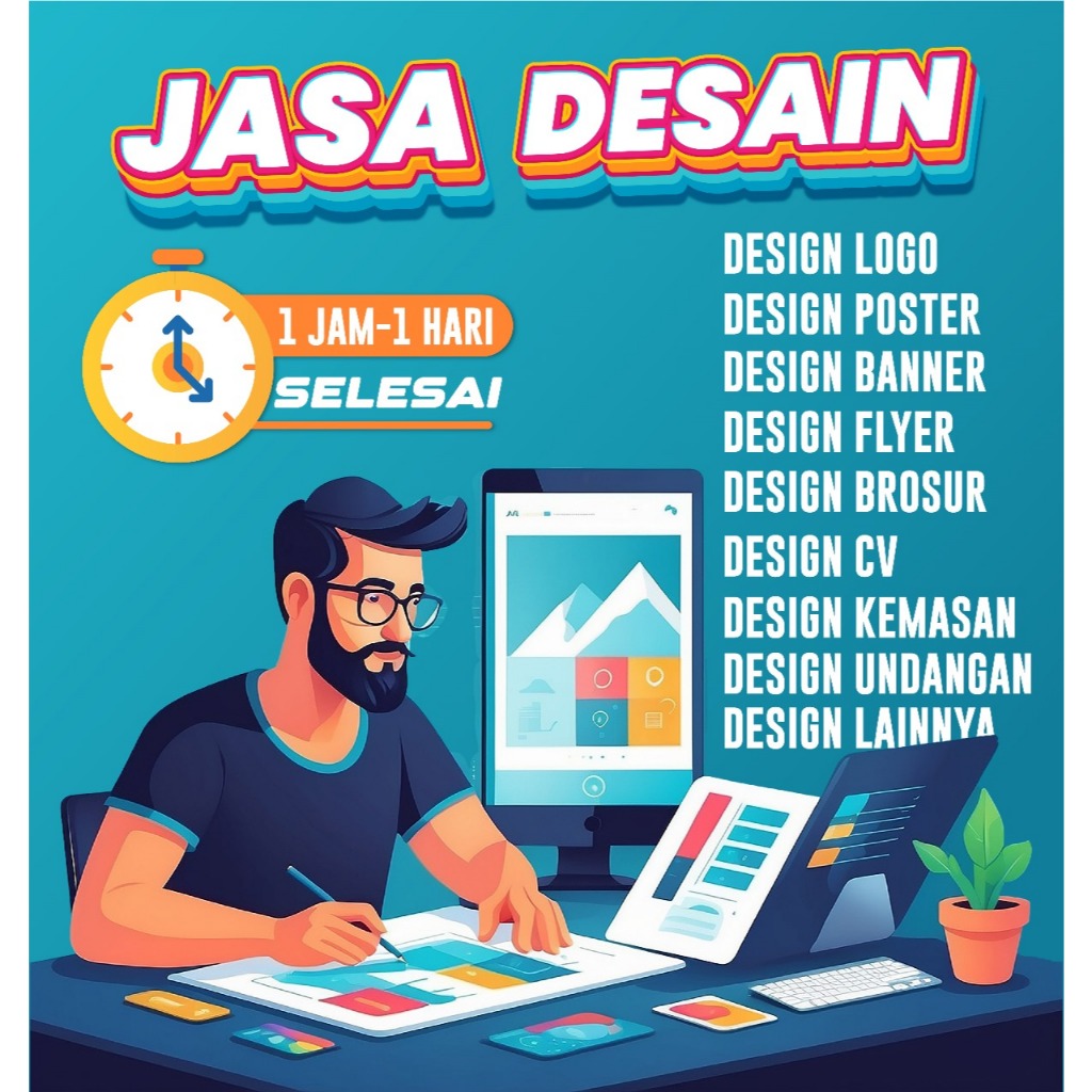 Jual Jasa desain, Logo, Banner, Poster, kemasan, FLyer, undangan ...