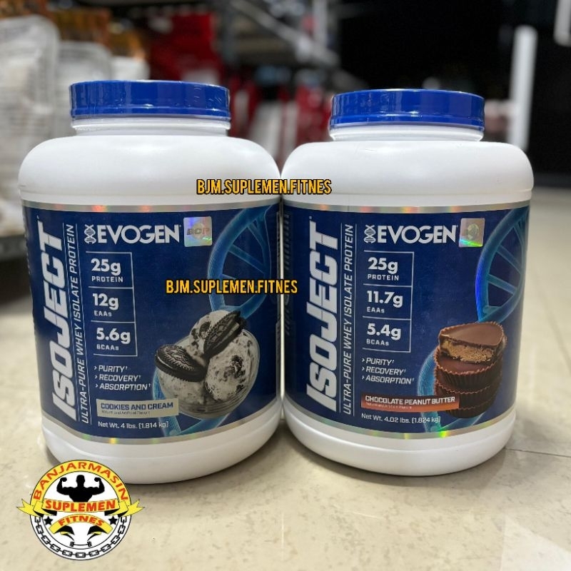 Jual EVOGEN ISOJECT 4lbs Whey Protein Isolate Evogen Susu Fitness ...