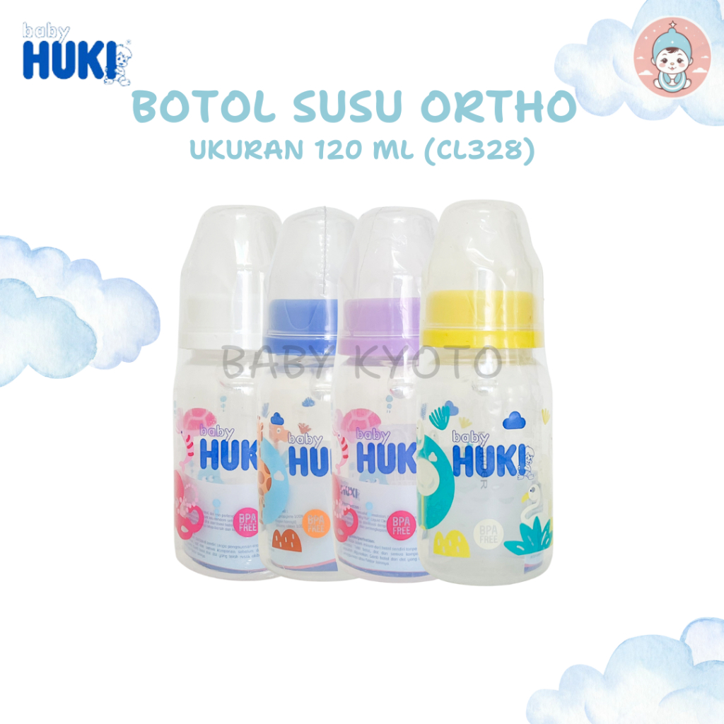 Jual BK Huki Botol Dot Susu Orthodontic Nipple Gepeng Newborn Baby ...