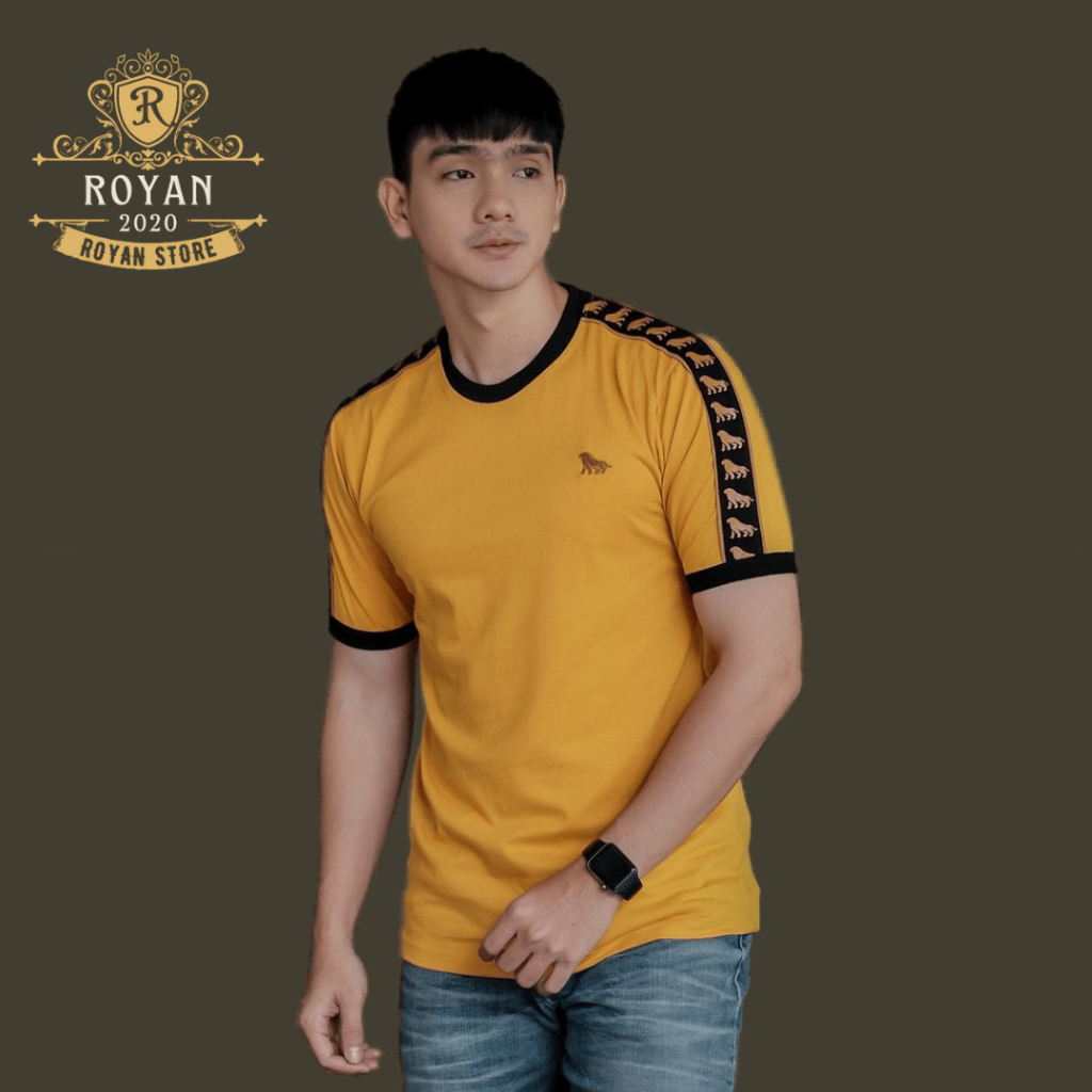 Jual T-shirt Ringer Tapped Gold | Shopee Indonesia