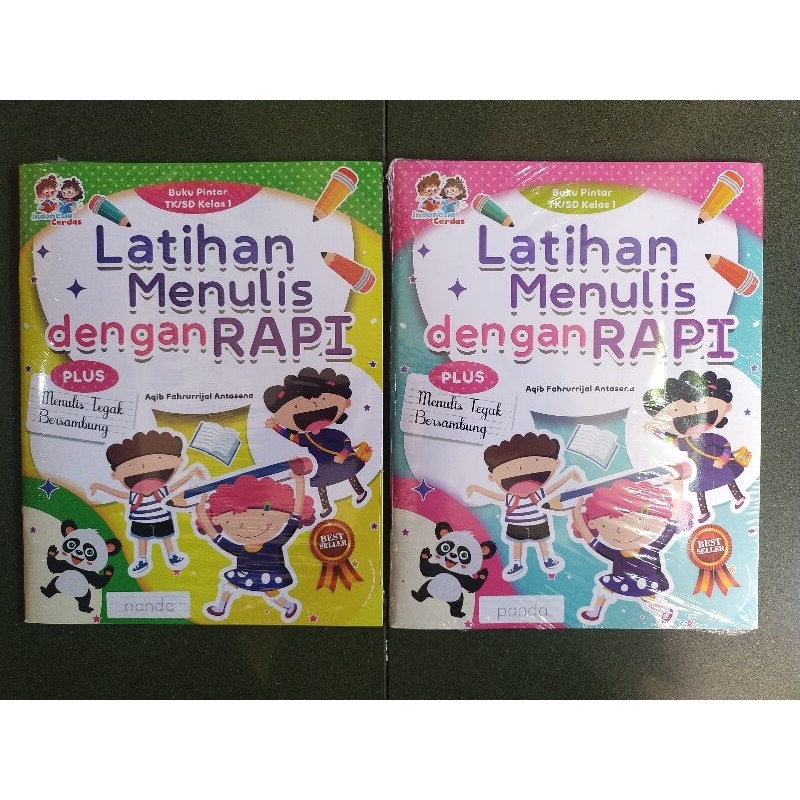 Jual Latihan Menulis dengan Rapi| untuk TK dan SD kls 1| 2 cover isinya ...