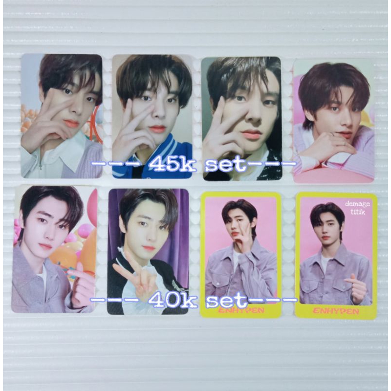 Jual [BACA DESK!] photocard official ENHYPEN sunghoon jake jakehoon ...
