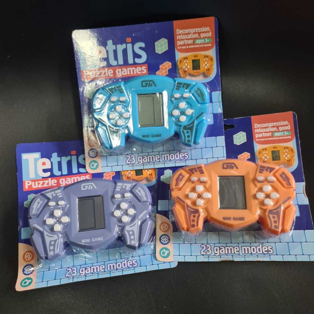Jual Gimbot Tetris Puzzle 23 Game boy 999 in 1 Tetris Mainan Jadul ...