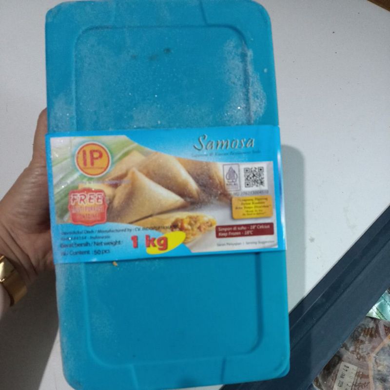 Jual Ip Samosa Sayur Kemasan 1.000gr isi 50pc free Tepak Cangtip ...