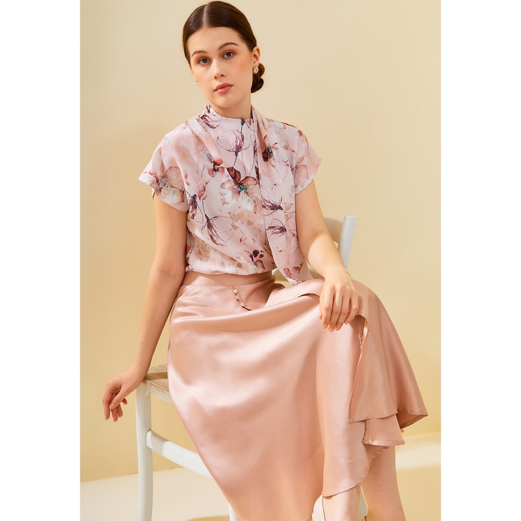 Jual ESYE La Regence - Sharlene Set Top & Skirt | Atasan dan Rok Floral ...