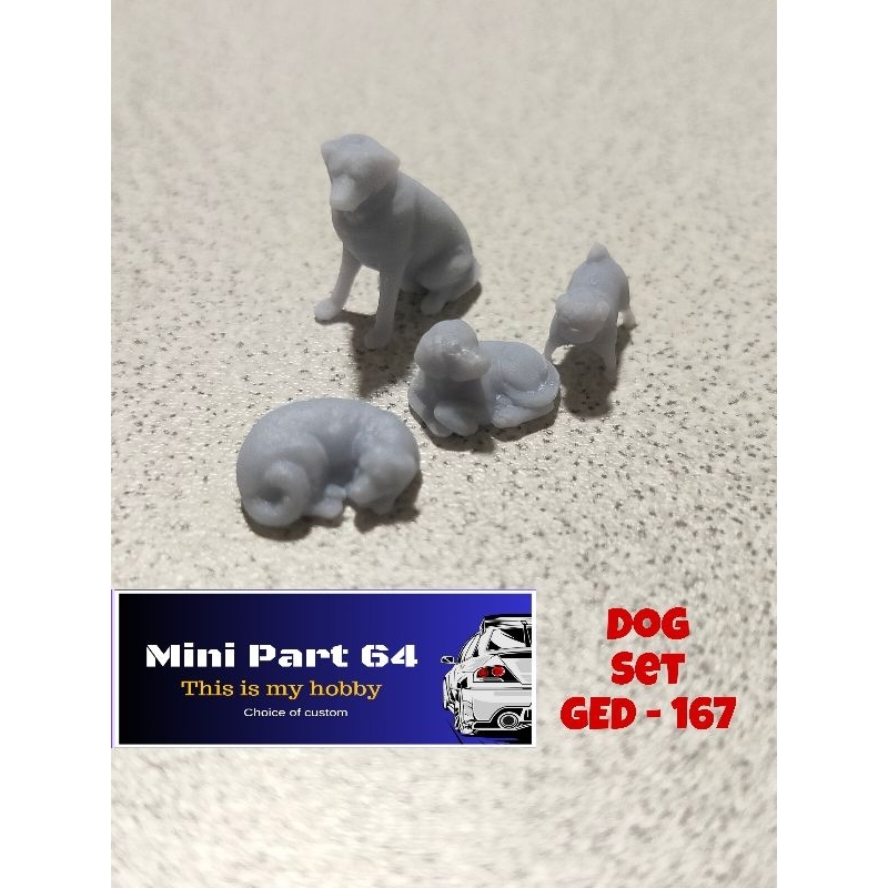 Jual mini part 64 Dog Set GED-167 | Shopee Indonesia