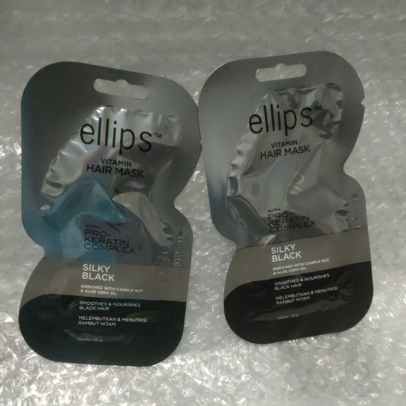 Jual Ellips masker rambut hair mask sachet 20g/18g | Shopee Indonesia