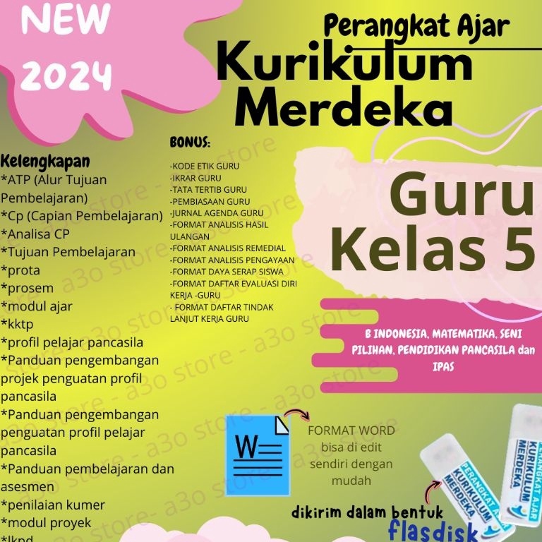 Jual KODE L5U7 PERANGKAT AJAR guru KELAS 5 SD FASE C KURIKULUM MERDEKA ...
