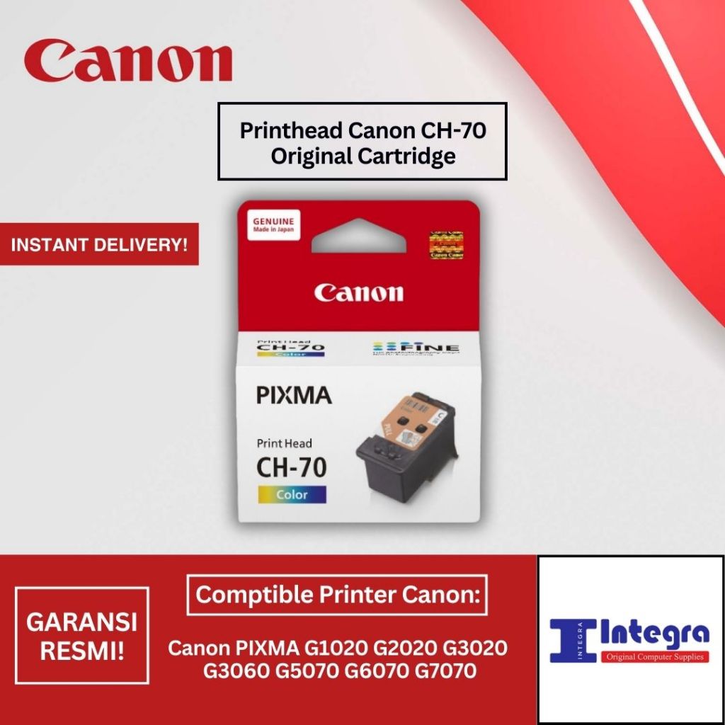Jual Printhead Canon CH-70 CH70 Colour Original Canon G1020, G2020 ...
