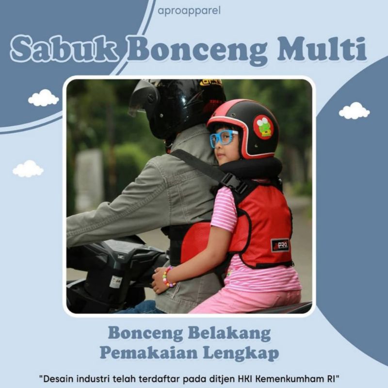 Jual Sabuk Bonceng Anak Apro Multi Plus Bantalan Leher Pengaman ...