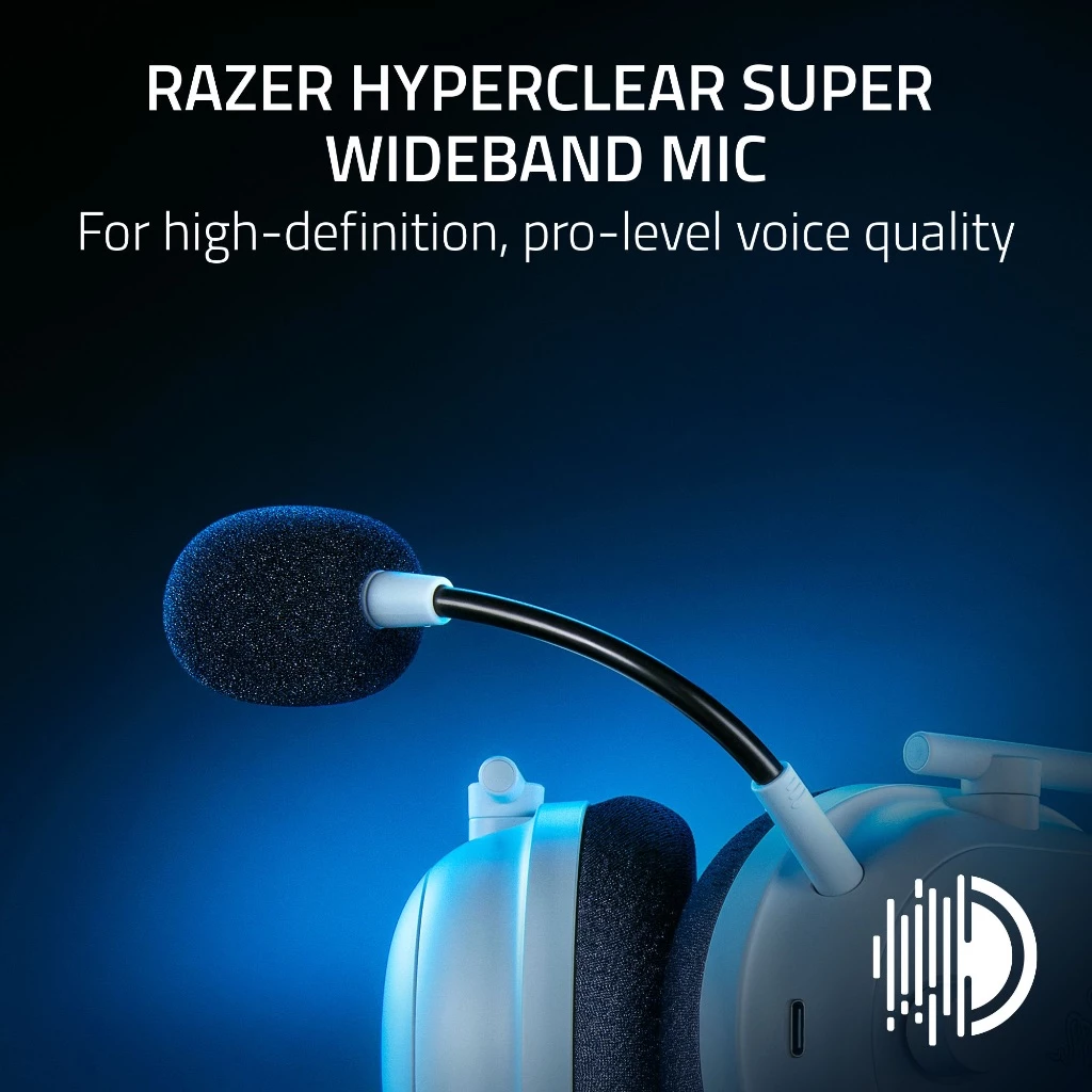 Razer BlackShark V2 Pro for PlayStation White Wireless Console Esports Gaming Headset