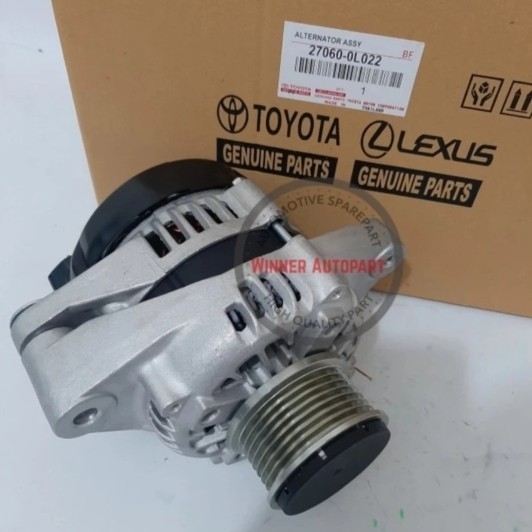 Jual Alternator assy Dinamo Ampere Toyota Innova Fortuner Hilux DC ...