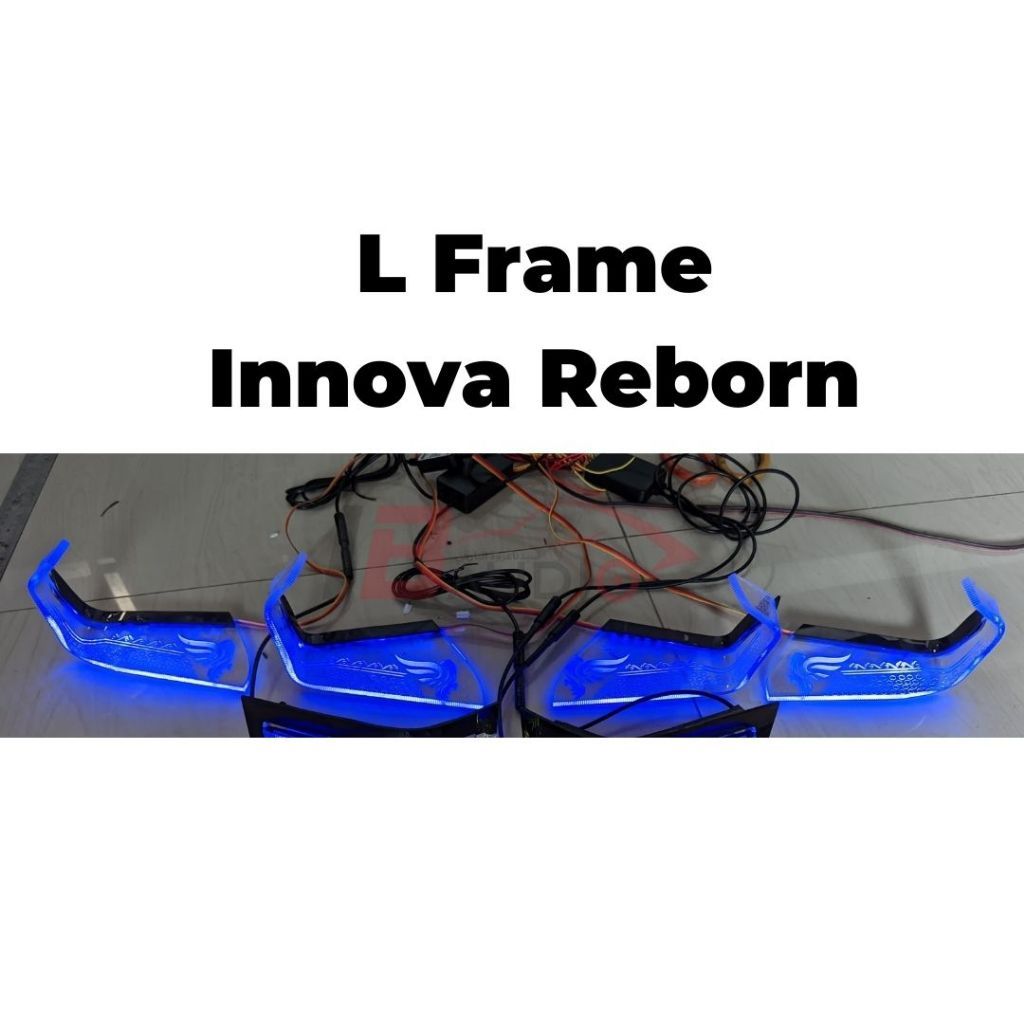 Jual Slim L Frame Hexagonal Lazy Series Lampu Headlamp LED Depan RGB ...