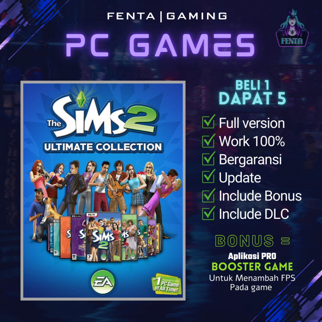 Jual THE SIMS 2 ULTIMATE COLLECTION - GAME PC - GAME LAPTOP | Shopee ...