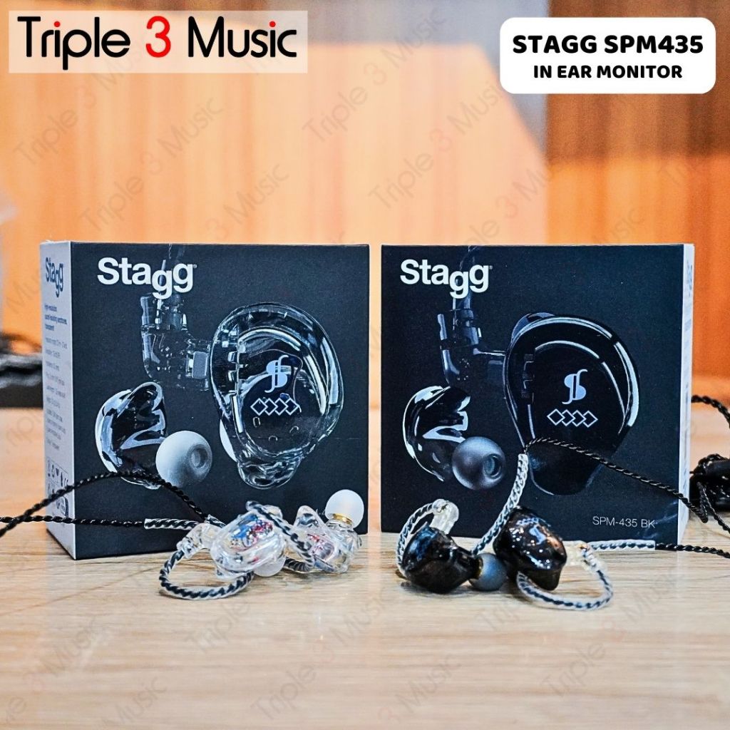 Jual Stagg IEM SPM435 In Ear Monitor 4 Driver Hi Resolution | Shopee ...