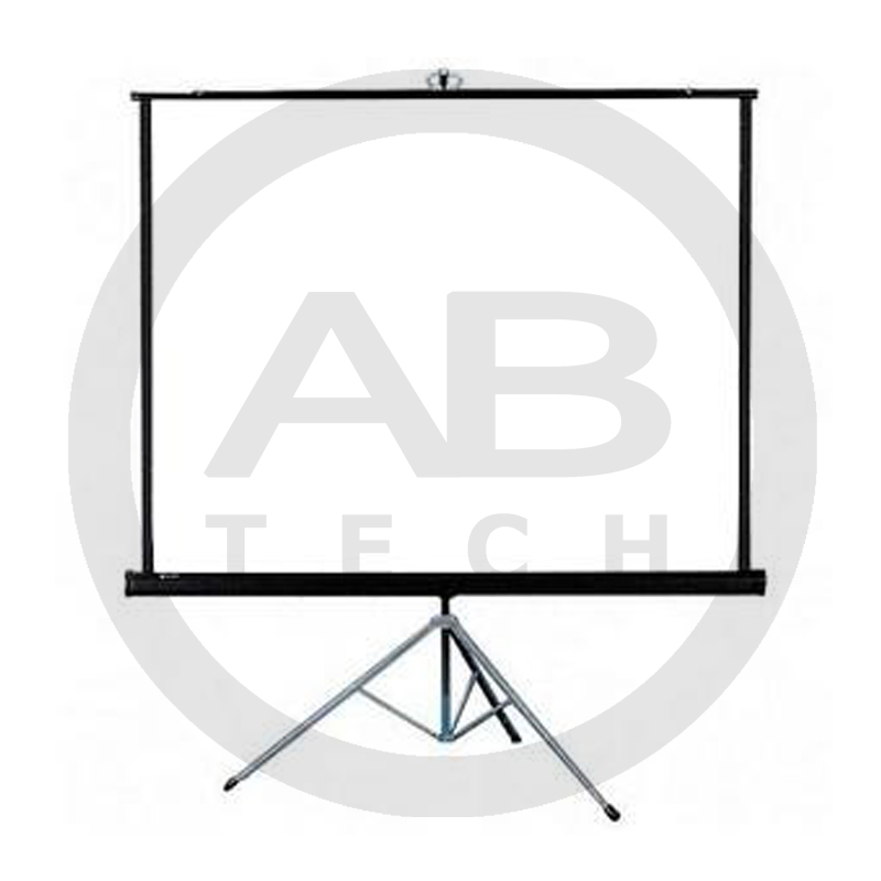 Jual Layar Proyektor Tripod 96 inch Rasio 1:1 | Screen Projector Pakai ...