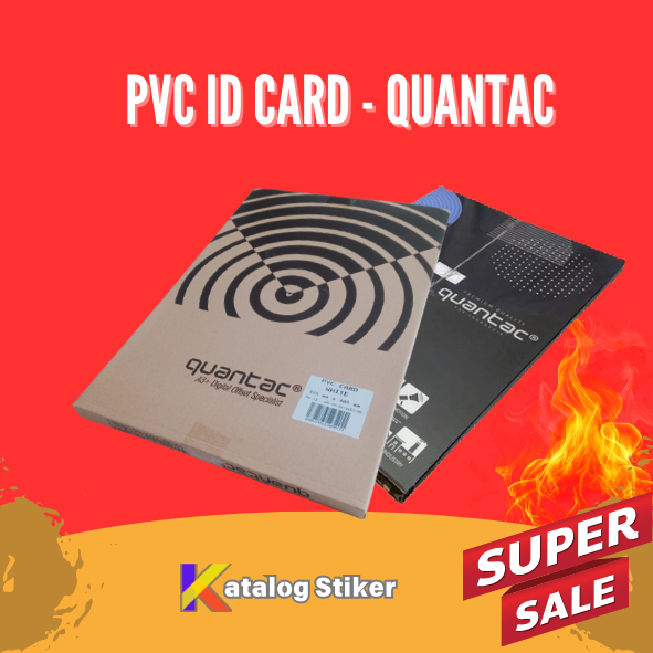 Jual PVC ID Card Laser | Member Card | Name Tag | Bahan ID Card QUANTAC ...