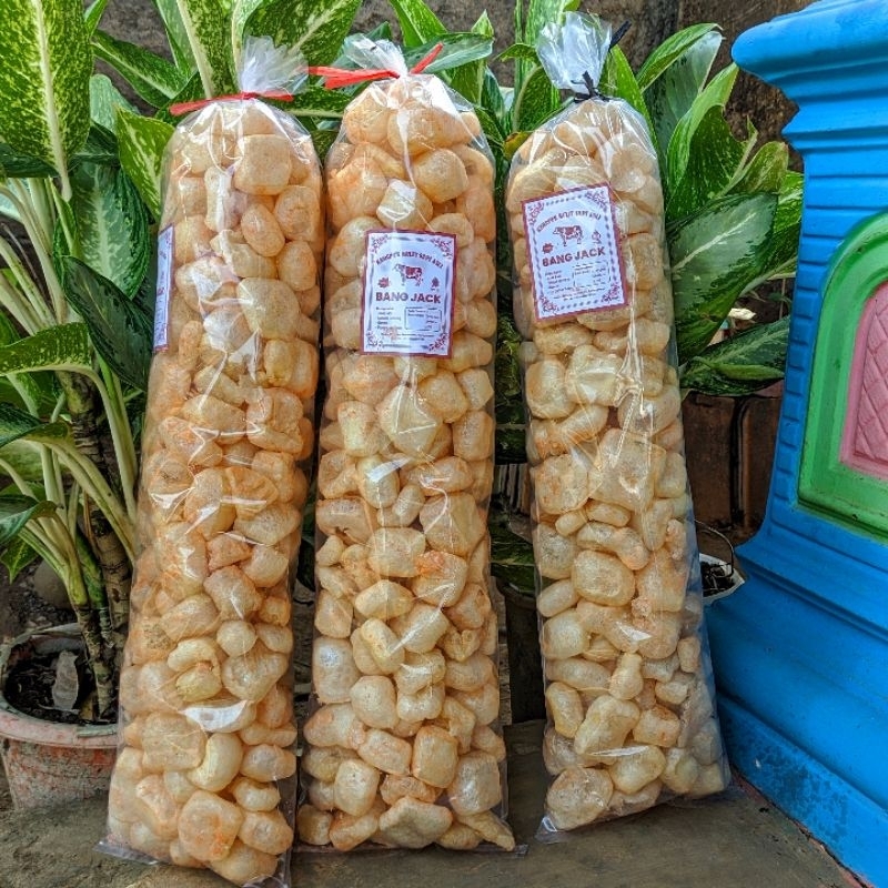 Jual Kerupuk kulit sapi pedas manis balado 250 gram | Dorokdok kerupuk ...