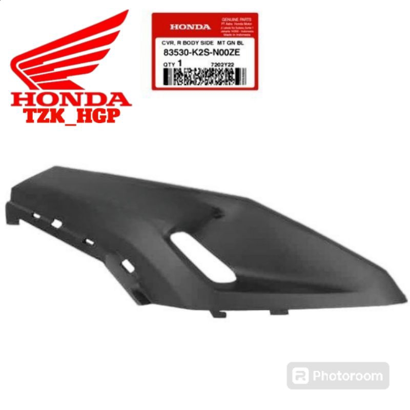 Jual 83530-K2S-N00ZE Cover R body side sambungan body kanan Vario 160 ...