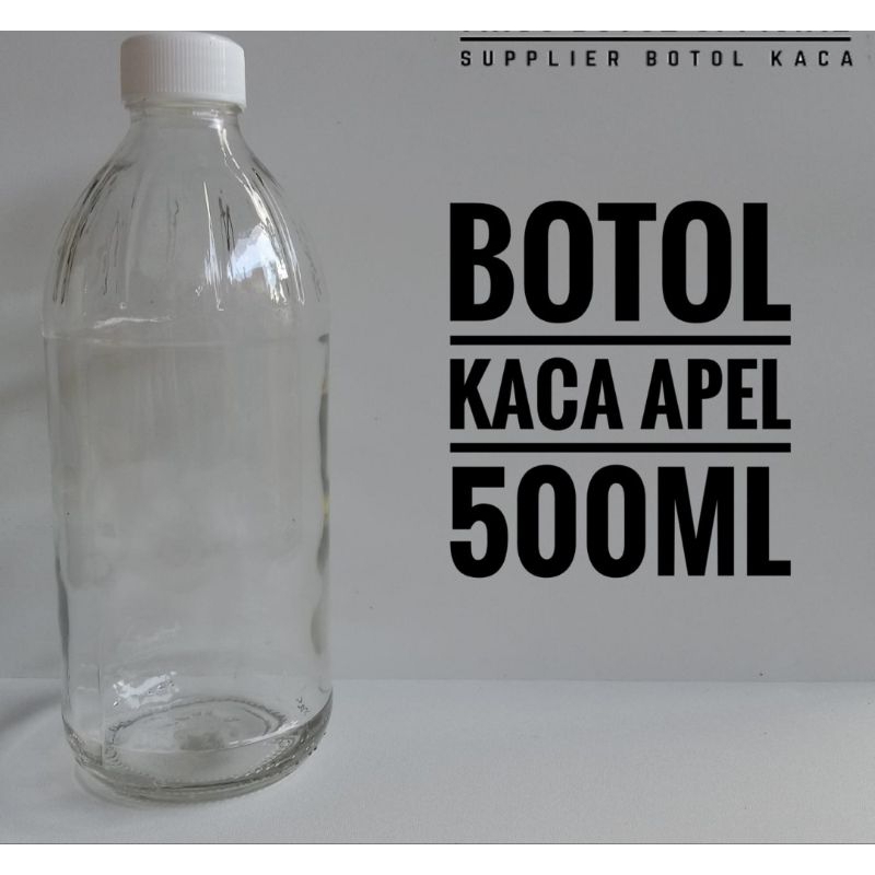Jual BOTOL KACA BARU DARI PABRIK BOTOL KACA APEL 500ML Minimal 20 pcs ...