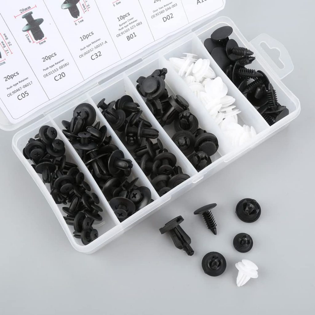 Jual Klip Kancing Mobil Baut Rivet Clip Trim Panel 100 PCS plus ...